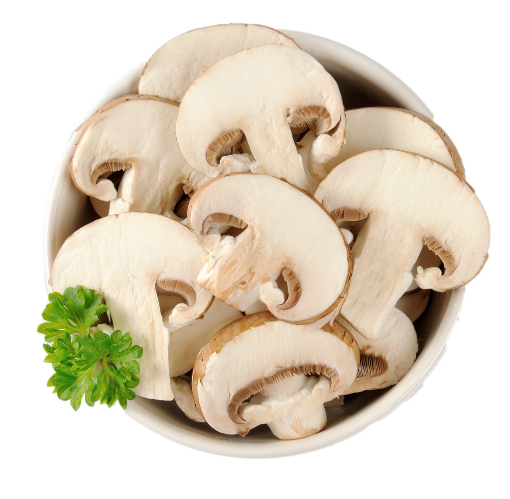 Mushrooms sliced